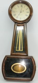 RARE Antique C 1850 Howard Davis No 2 Banjo Clock