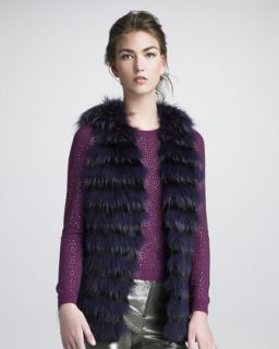 Theory Fur Vest   