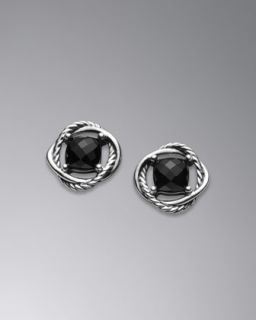 infinity earrings black onyx $ 475