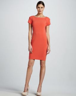  dress available in coral $ 328 00 rachel roy back cutout sheath dress