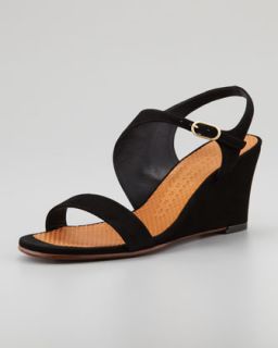 anatour mid wedge sandal black $ 335