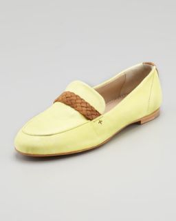 saville braided loafer canary $ 395