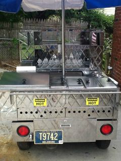 Hot Dog Cart with Griddle