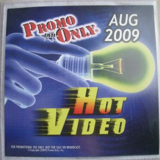 PROMO ONLY HOT VIDEO DVD AUG 2009 LADY GAGA JUSTIN BIEBER KATY PERRY