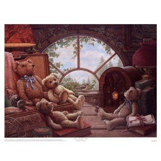 Bears In The Attic by Janet Kruskamp 17x13 Toys & Games