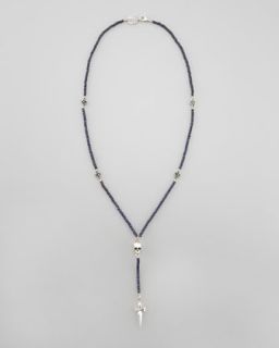 king baby studio sapphire bead rosary necklace $ 470