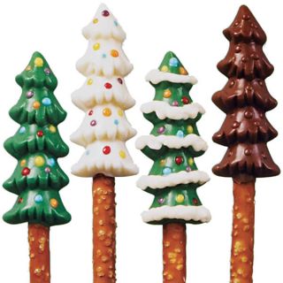 Wilton Christmas Trees Pretzel Mold Holiday Candy Melt