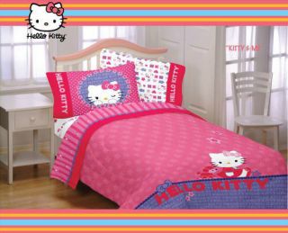 Hello Kitty Bedding Set / Hello Kitty Bed in a Bag, Comforter and