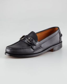  in black $ 495 00 ralph lauren thatcher horsebit buckle loafer