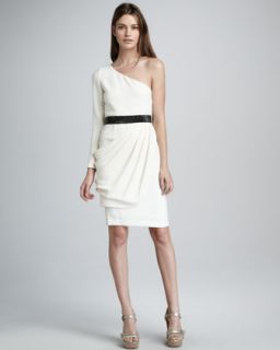  available in ivory $ 495 00 alice olivia belted single sleeve dress