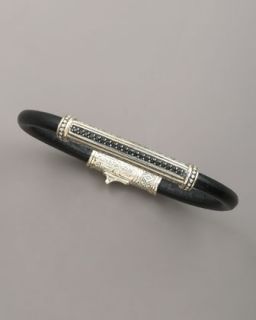 N1F5S Konstantino Spinel Leather Bracelet