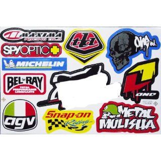 Sponsor Motocross Racing Tuning Decal Sticker Sheet C162
