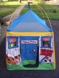 Fisher Price 1991 2050 Pop Up Clubhouse Playhouse Toddler Folding Tent