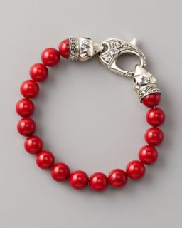 stephen webster red coral bead bracelet 10mm $ 595 00 stephen webster