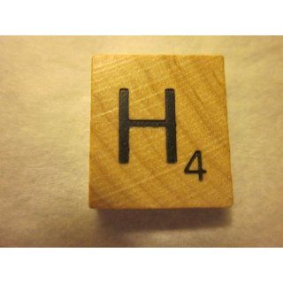 Scrabble Game Piece Letter H 