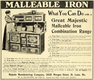  Majestic Malleable Iron Combination Range Stove Household Appliances