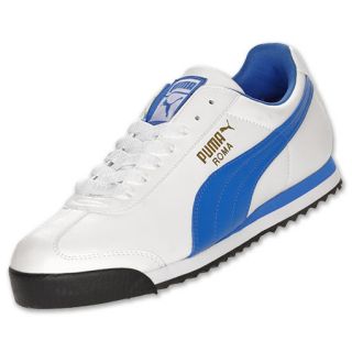 Puma Roma Mens Running Shoes White/Royal