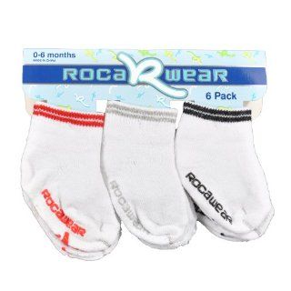 Rocawear Infant Boys Assorted Stripe 6 Pack Socks (6 12M