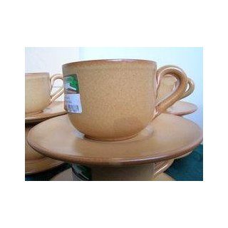 Italian Terre DUmbria Clay Coffee Cups & Saucers Kitchen