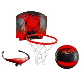  FIREVISION SPORTS NERFOOP   Red Frames Ball Backboard Basketball Hoop
