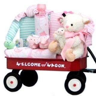 Girls Like Wagons Too   Gift Basket   Unique Baby Shower