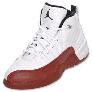 Air Jordan Retro 12 Preschool Basketball Shoe White