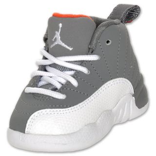 Jordan Retro 12 Toddler Basketball Shoes Cool Grey