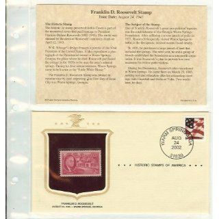 Historic Stamps of America Franklin D. Roosevelt Stamp