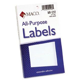 Multipurpose SelfAdhesive Removable Labels 3/4 dia