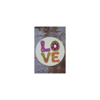 Cheery Car Magnet with Love Decorated On Cream Background