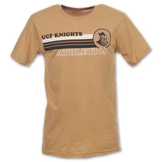 NCAA Central Florida Knights Stripes Destroyed Mens Tee Shirt