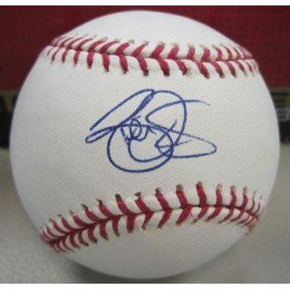 Autographed Brian Fuentes Baseball   Angels Official Ml W