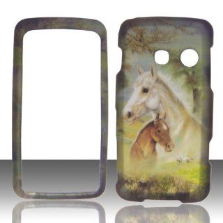 2D Racing Horses LG Rumor Touch, Banter Touch Ln510 Case