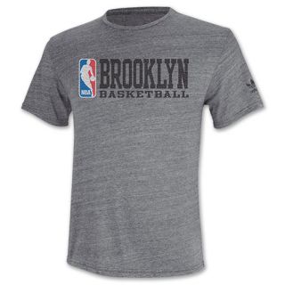 adidas NBA Brooklyn Nets Practice Shot Tri Mens Tee