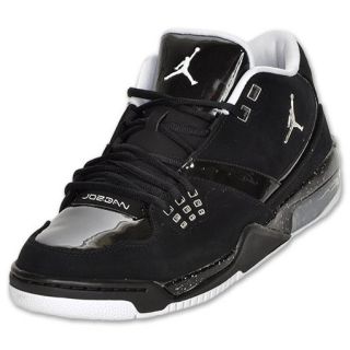 Jordan Mens Flight 23 Basketball Shoe Black/White