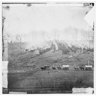 Civil War Reprint Belle Plain, Virginia. Camp of 150th