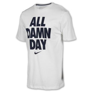 Mens Nike All Day Tee Shirt White/Black