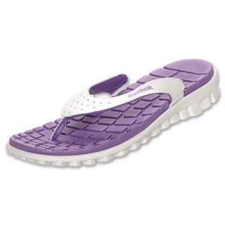 Reebok RealFlex Womens Flip Flop Sandals White