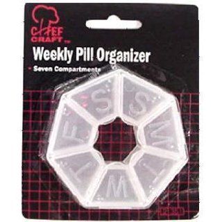 7 Day Pill Organizer, Round Case Pack 48 