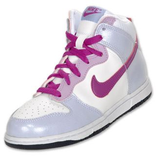 Nike Preschool Dunk Hi Casual Shoes White/Magenta