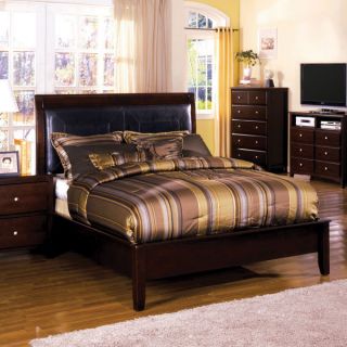  Solid Wood Bravo I Capuccino Finish Bed Frame