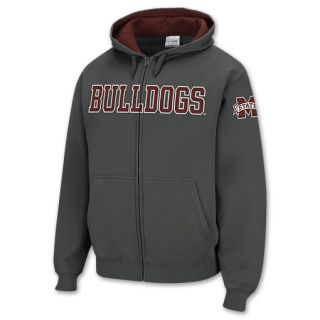 Mississippi State Bulldogs Mens Full Zip Hoodie