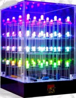 Hi Tec LED Moving Art Pattern Cube Lights Lamp Blinking