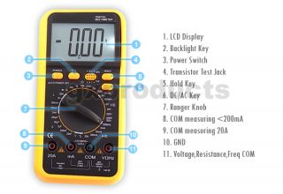  digital multimeter powered by battery it has 42mm lcd with high figure