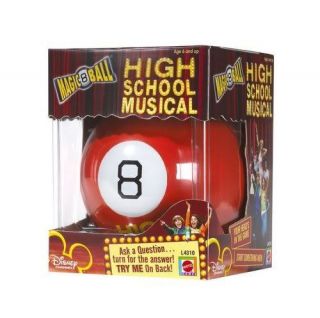 NIB MATTEL DISNEY HSM HIGH SCHOOL MUSICAL MAGIC EIGHT 8 BALL TOY GAME