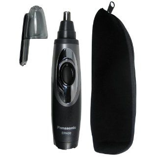 Panasonic ER430K Vacuum Nose/Facial Hair Trimmer, Black