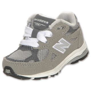 New Balance 990 Suede Toddler Running Shoes Grey