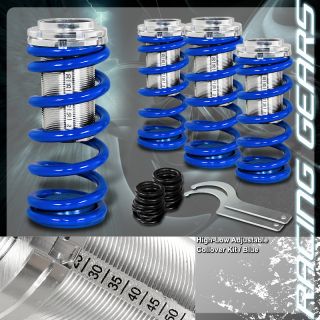  91 Honda Prelude Blue Adjustable Coilovers Lower Springs Kit w/ Scale