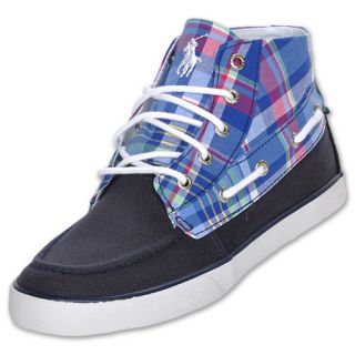 Polo Coast Mid Top EZ Kids Shoe Navy