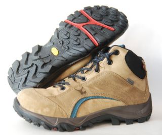 Ladies Ecco Yak Hiking Boots Shoes Brown Gore Tex 39 8 8 5